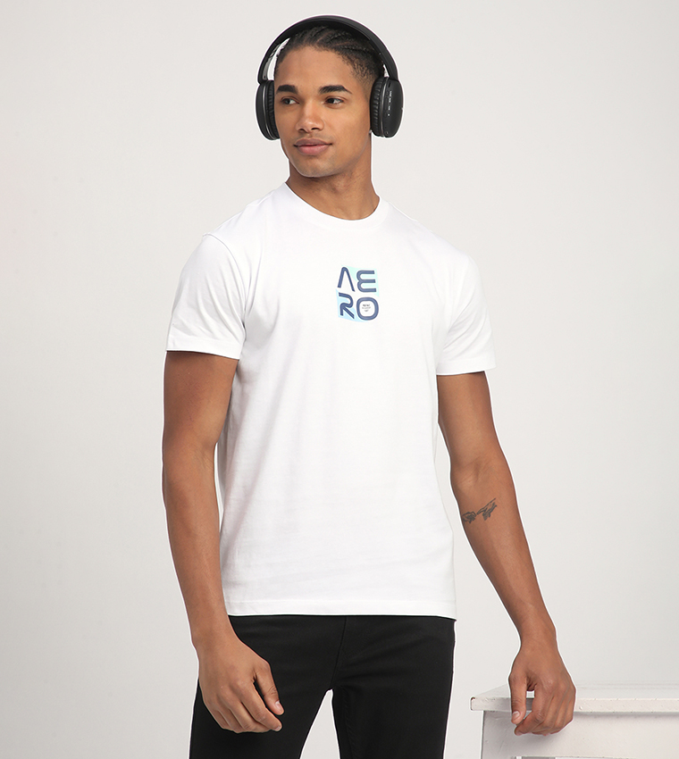 Aero Men's Logo Printed Short Sleeves T-Shirt