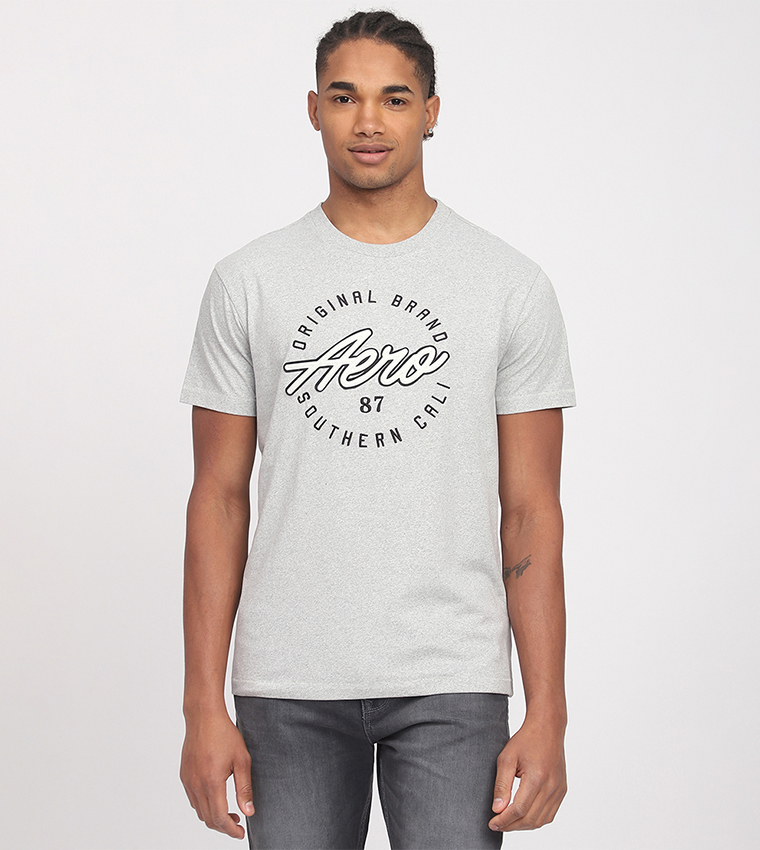 Aero Men's Logo Embroidered T-Shirt