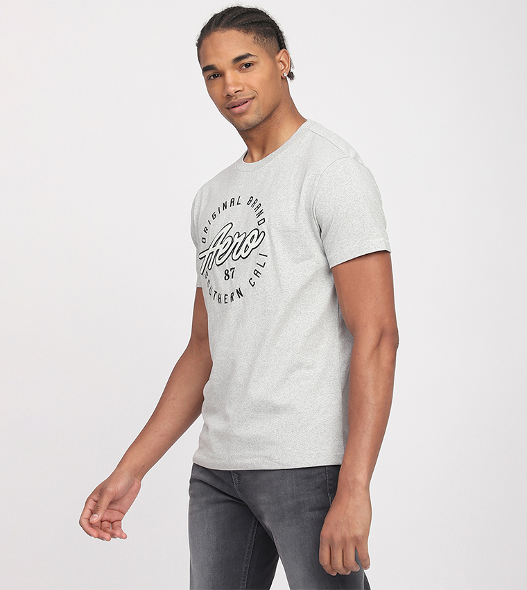 Aero Men's Logo Embroidered T-Shirt