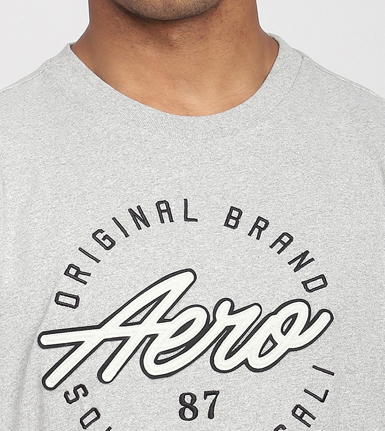 Aero Men's Logo Embroidered T-Shirt