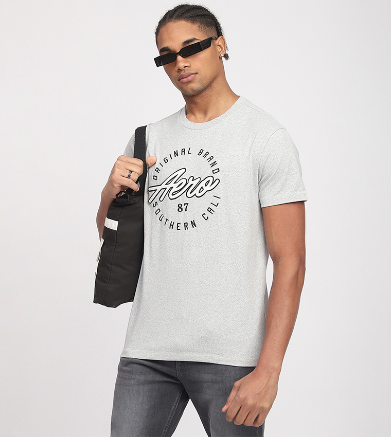 Aero Men's Logo Embroidered T-Shirt