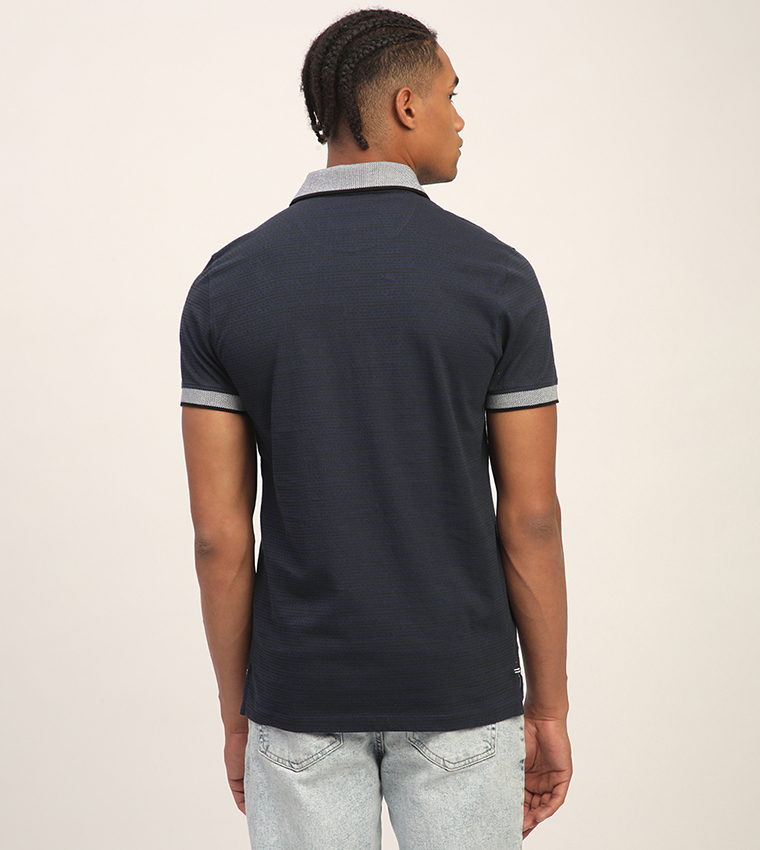 Aero Men's Color Block Polo T-Shirt