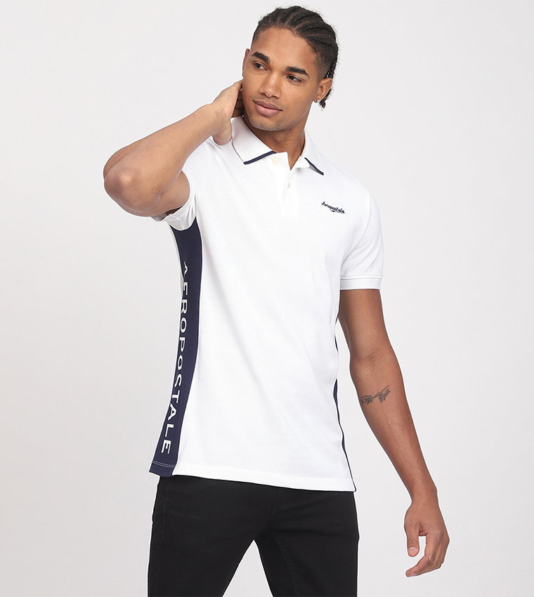 Aero Men's Logo Embroidered T-Shirt