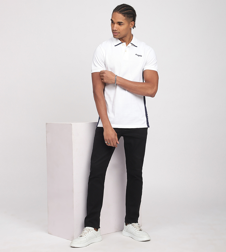 Aero Men's Logo Embroidered T-Shirt
