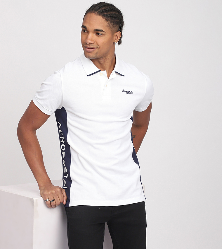 Aero Men's Logo Embroidered T-Shirt