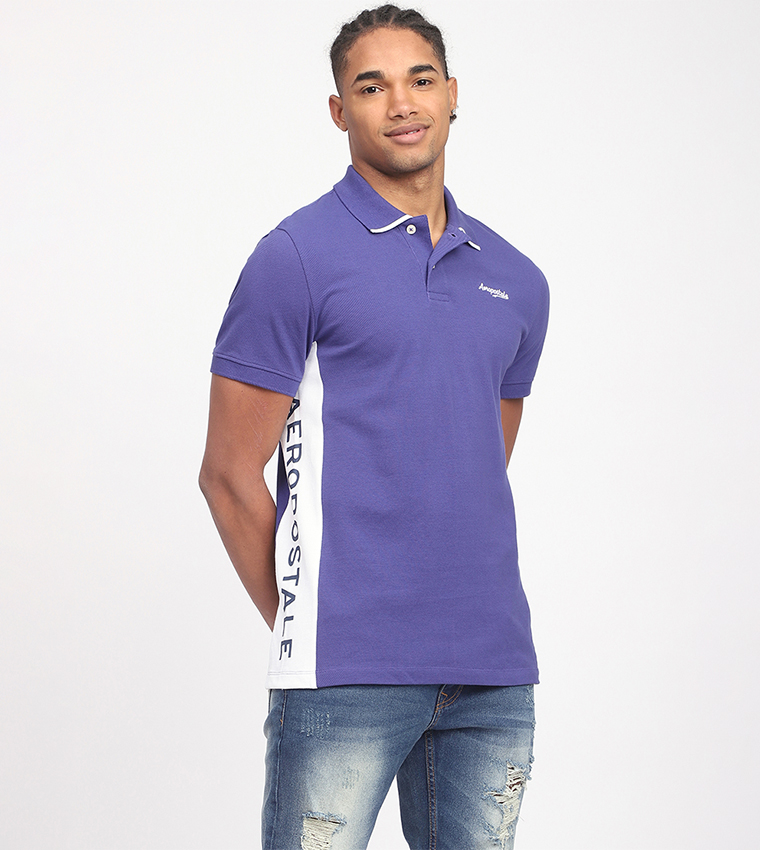 Aero Men's Logo Embroidered T-Shirt