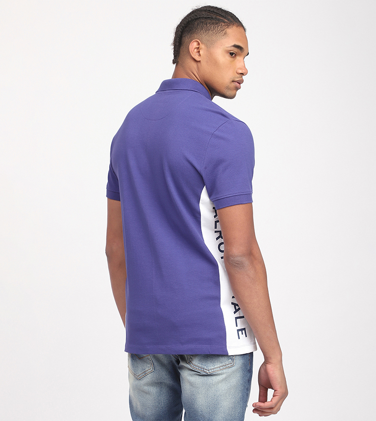 Aero Men's Logo Embroidered T-Shirt