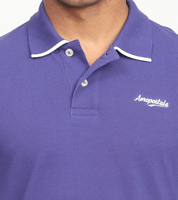 Aero Men's Logo Embroidered T-Shirt
