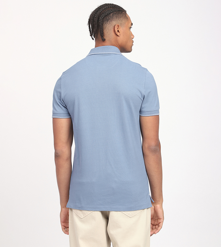 Aero Men's Logo Embroidered Polo T-Shirt