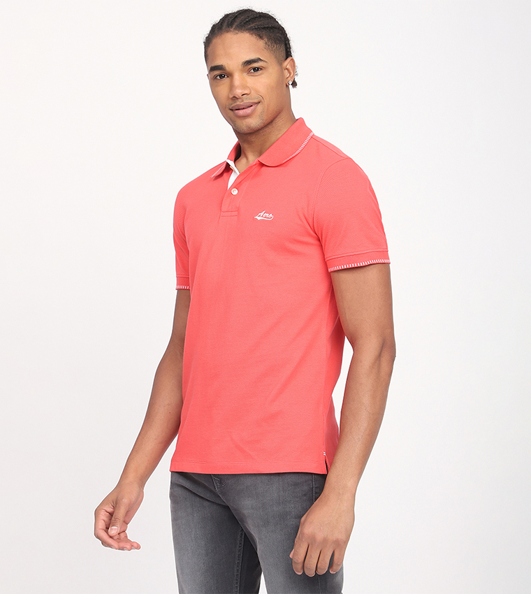 Aero Men's Logo Embroidered Polo T-Shirt