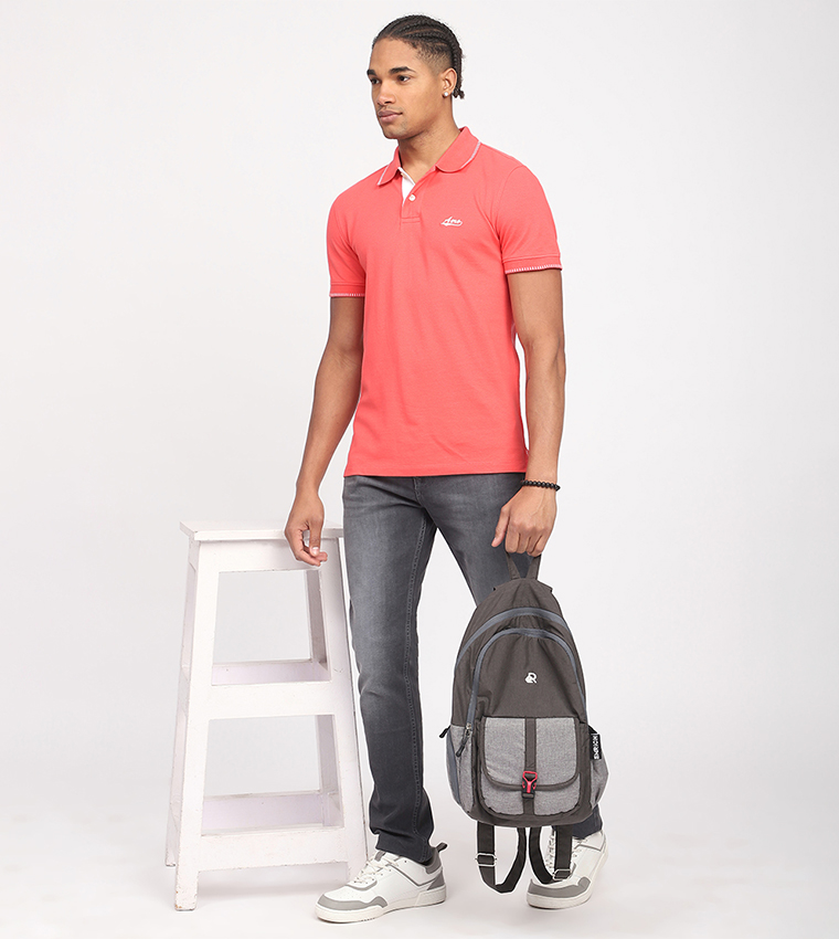 Aero Men's Logo Embroidered Polo T-Shirt