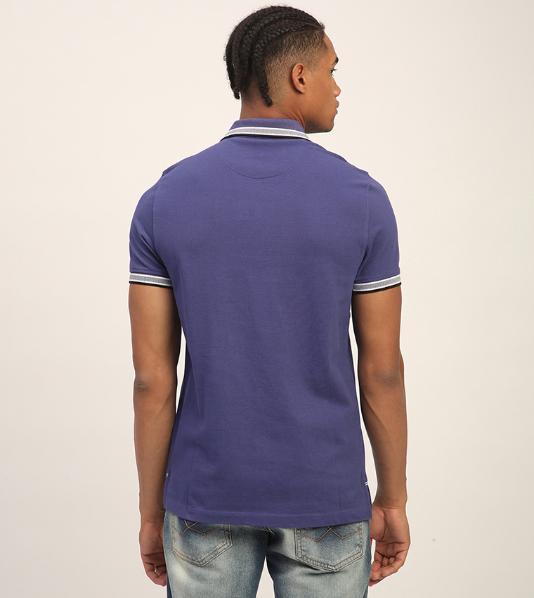 Aero Men's Logo Embroidered Short Sleeves T-Shirt