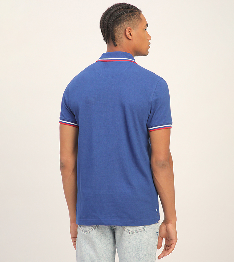 Aero Men's Logo Embroidered Short Sleeves T-Shirt