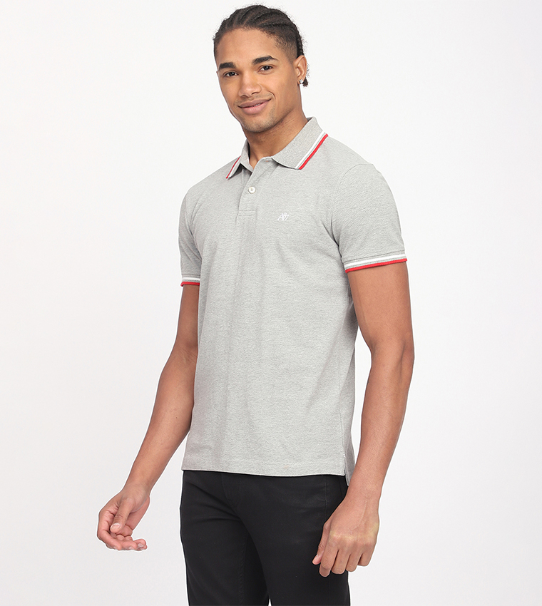 Aero Men's Contrast Trim Polo T-Shirt