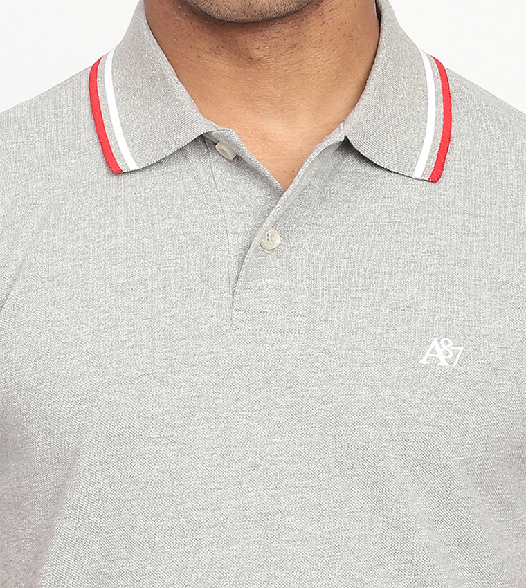 Aero Men's Contrast Trim Polo T-Shirt