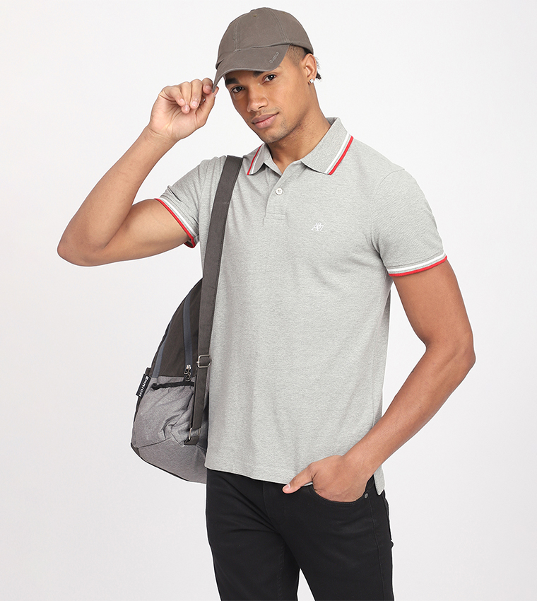 Aero Men's Contrast Trim Polo T-Shirt