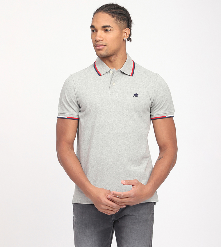 Aero Men's Contrast Trim Polo T-Shirt