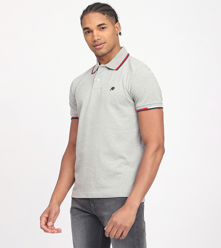 Aero Men's Contrast Trim Polo T-Shirt