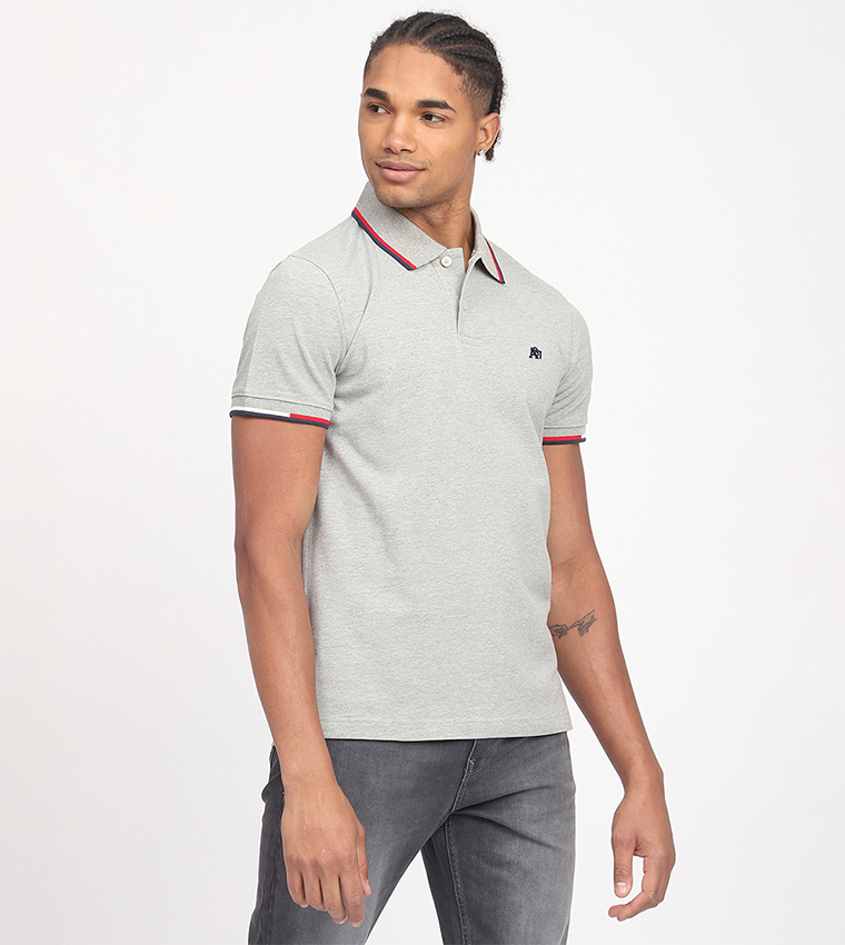 Aero Men's Contrast Trim Polo T-Shirt