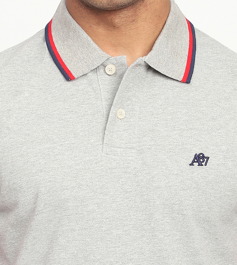 Aero Men's Contrast Trim Polo T-Shirt