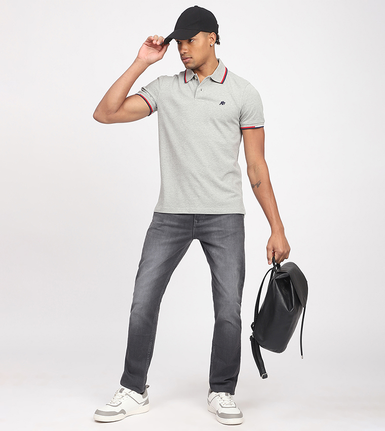 Aero Men's Contrast Trim Polo T-Shirt