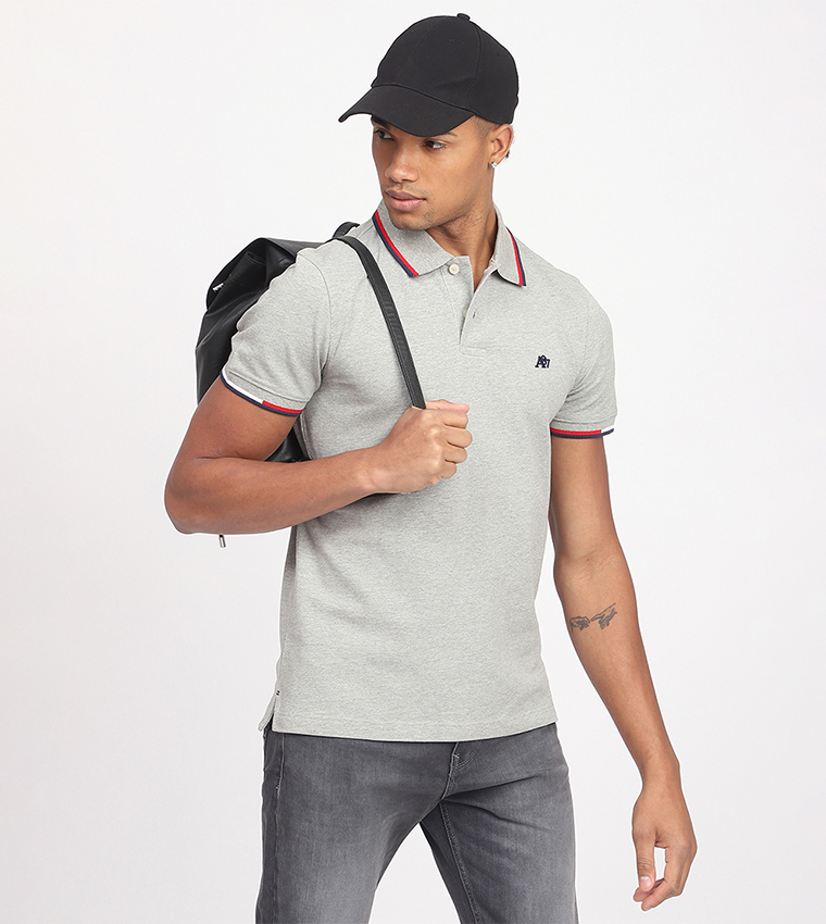 Aero Men's Contrast Trim Polo T-Shirt