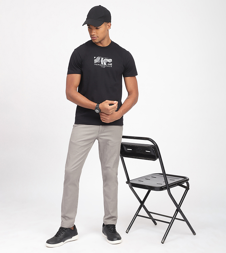 Aero Men's Graphic Printed T-Shirt