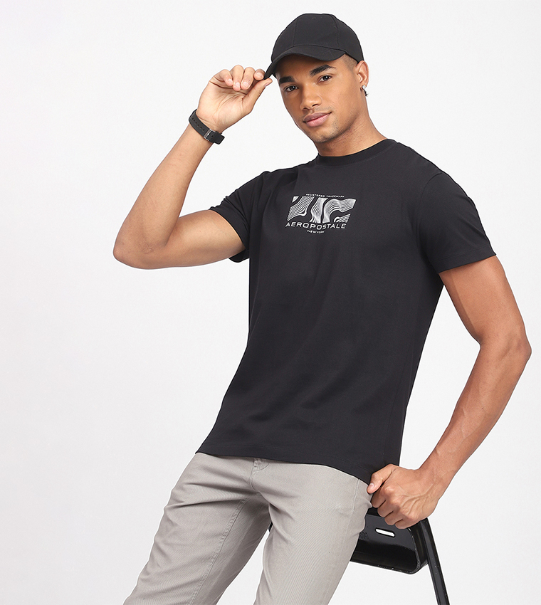 Aero Men's Graphic Printed T-Shirt