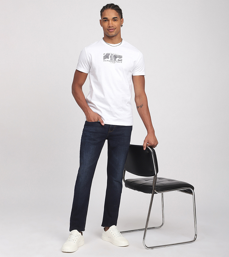Aero Men's Graphic Printed T-Shirt