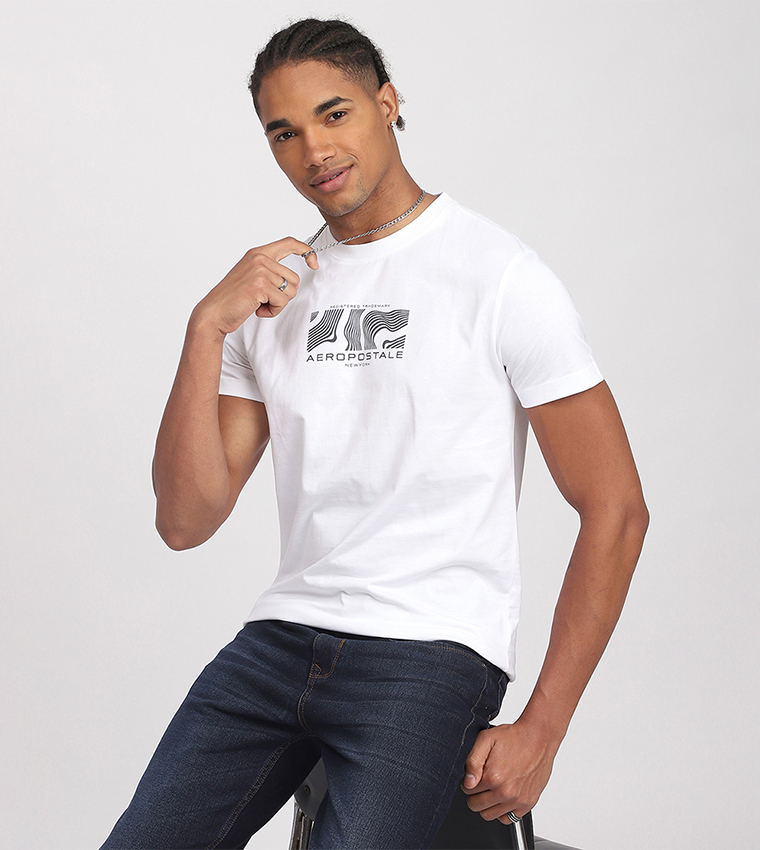 Aero Men's Graphic Printed T-Shirt