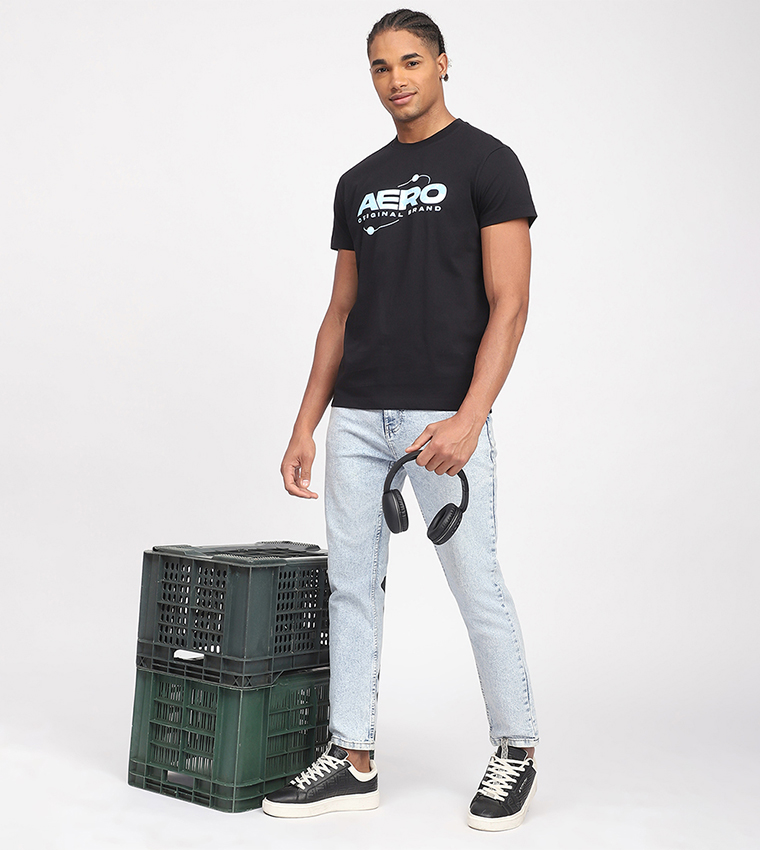 Aero Men's Logo Printed T-Shirt