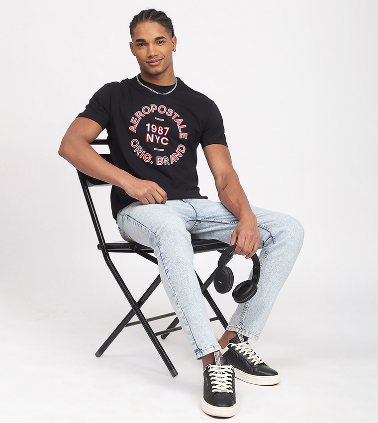 Aero Men's Monotype Printed T-Shirt