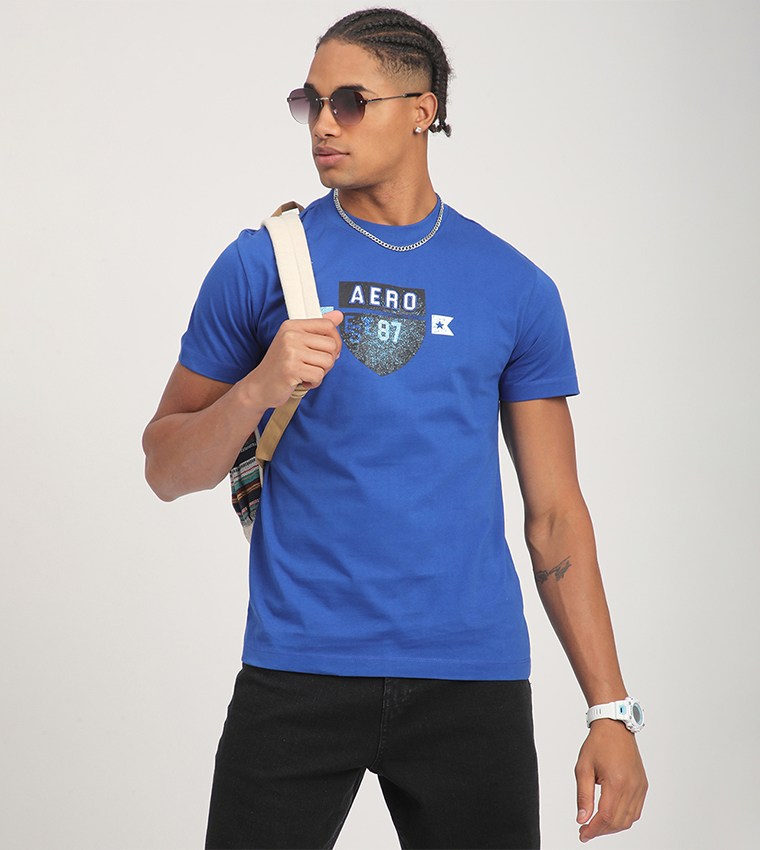 Aero Men's Logo Printed T-Shirt