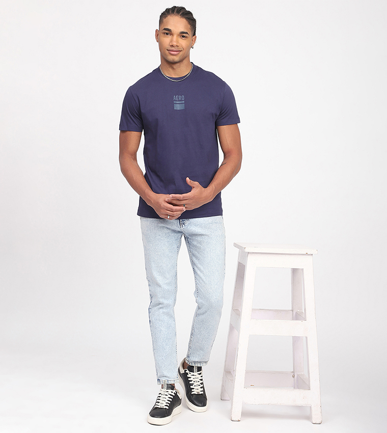 Aero Men's Graphic Printed T-Shirt