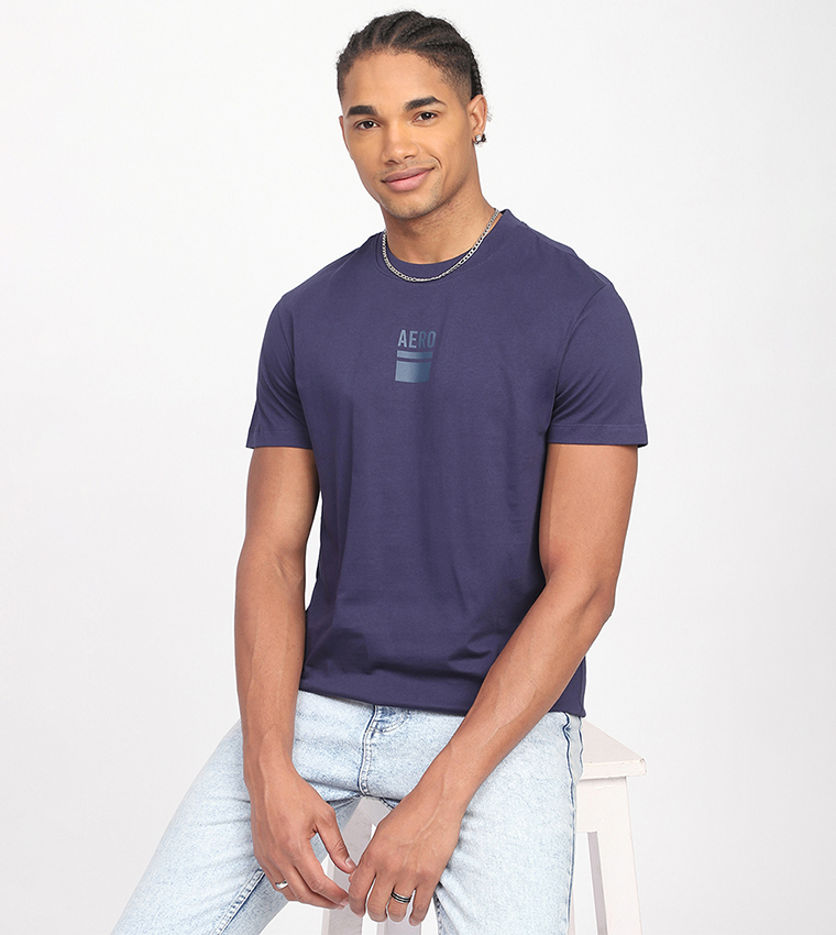 Aero Men's Graphic Printed T-Shirt