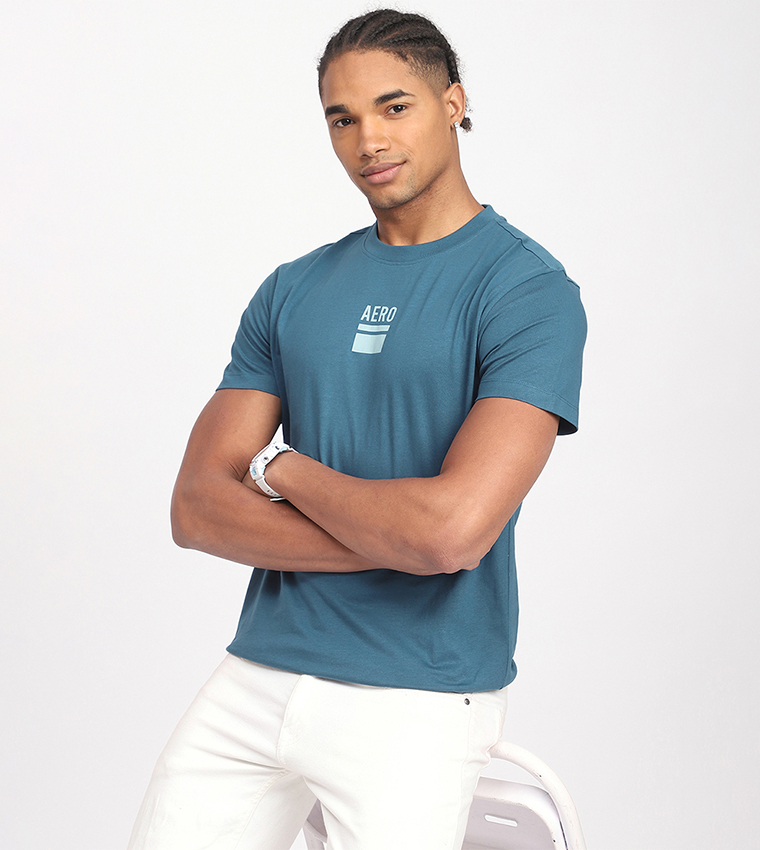 Aero Men's Graphic Printed T-Shirt