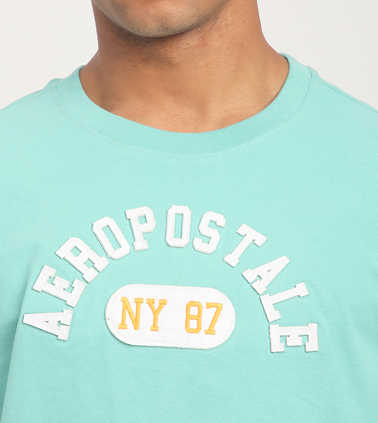 Aero Men's Logo Embroidered T-Shirt