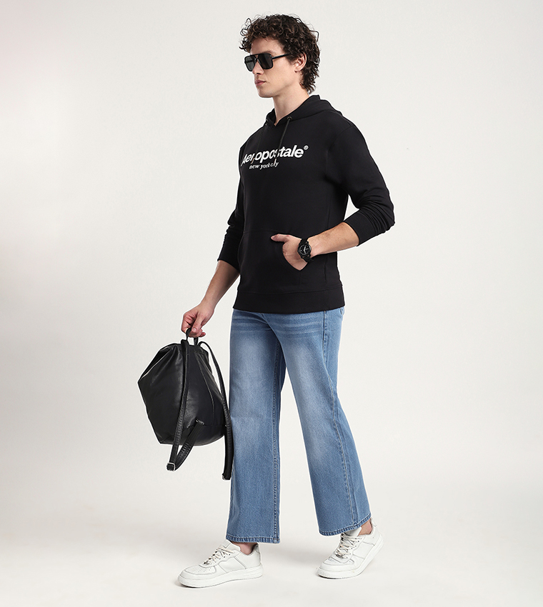 Aero Men's Logo Printed Hoodie