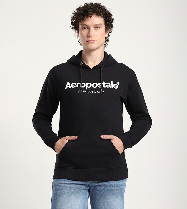 Aero Men's Logo Printed Hoodie