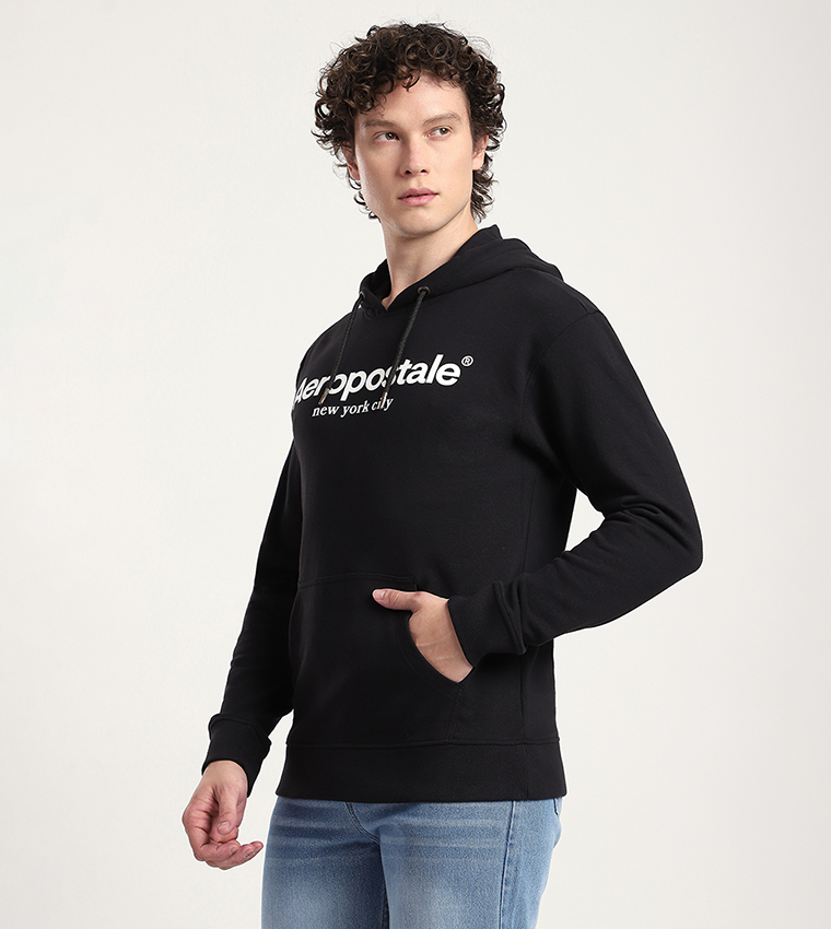 Aero Men's Logo Printed Hoodie