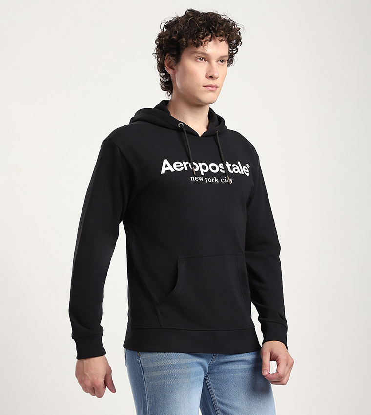 Aero Men's Logo Printed Hoodie