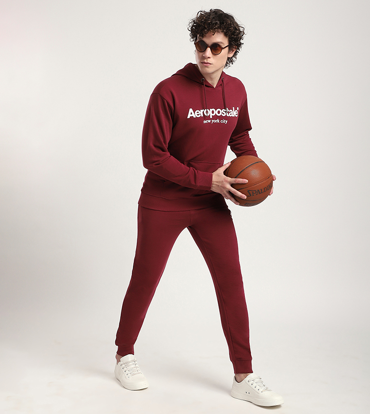 Aero Men's Logo Printed Hoodie