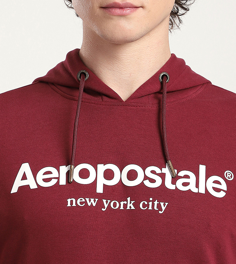 Aero Men's Logo Printed Hoodie