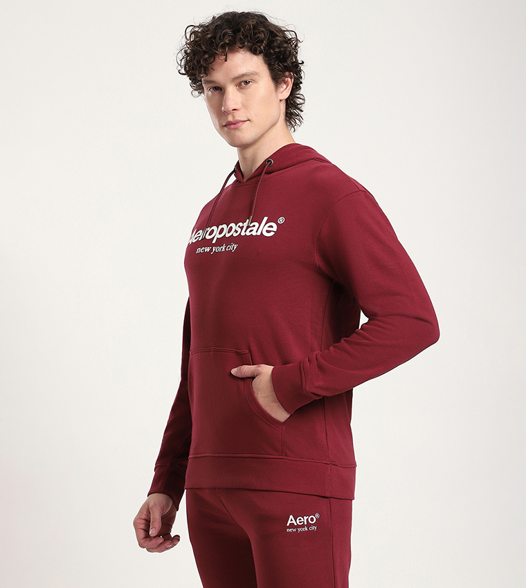 Aero Men's Logo Printed Hoodie