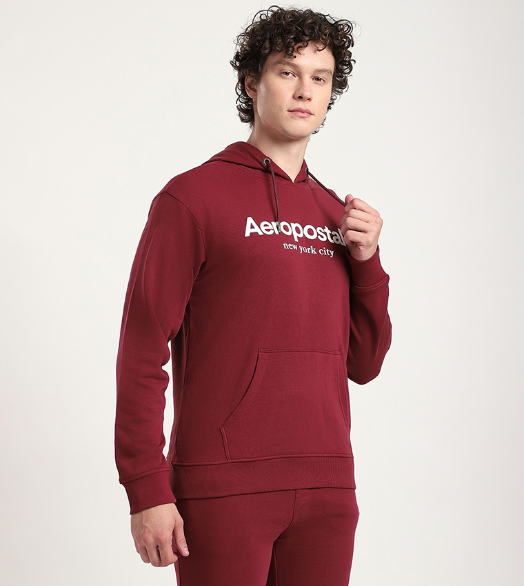 Aero Men's Logo Printed Hoodie