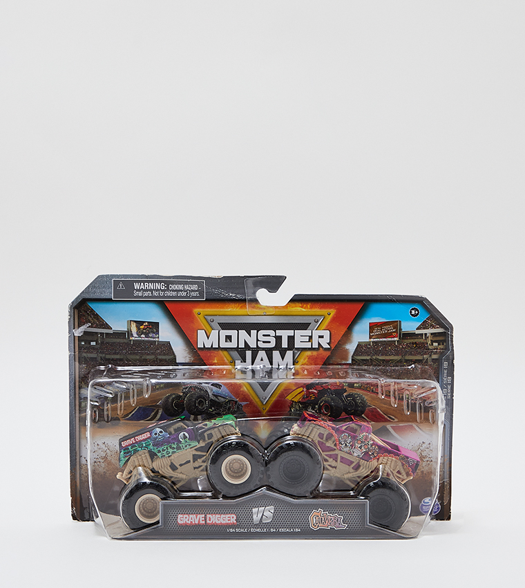 Buy MONSTER JAM Grave Digger Vs Higher Education Toy In Multiple Colors 6thStreet UAE