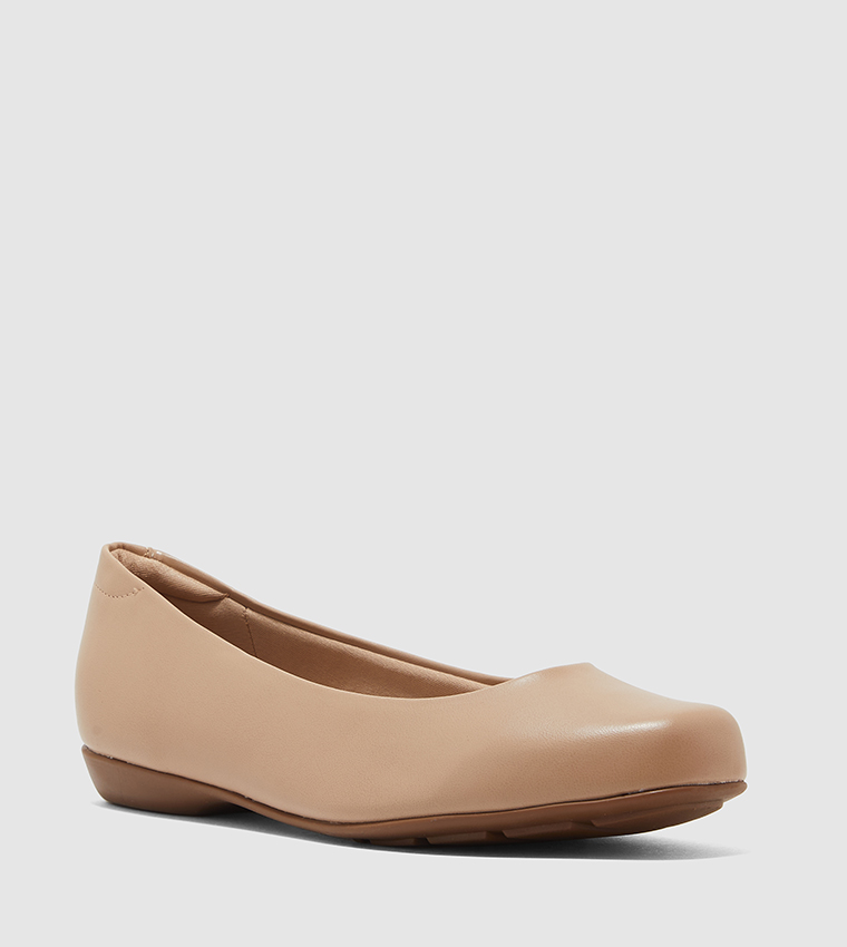 Baylor Almond Toe Slip-On Ballerinas