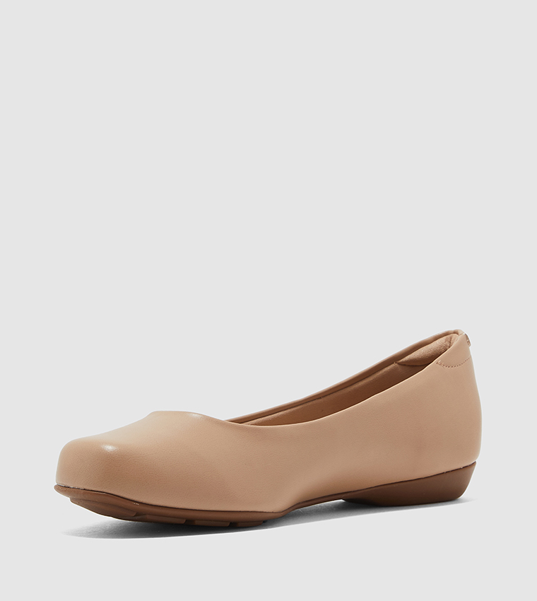 Baylor Almond Toe Slip-On Ballerinas
