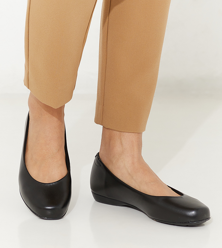 Lauryn Almond Toe Slip-On Ballerinas