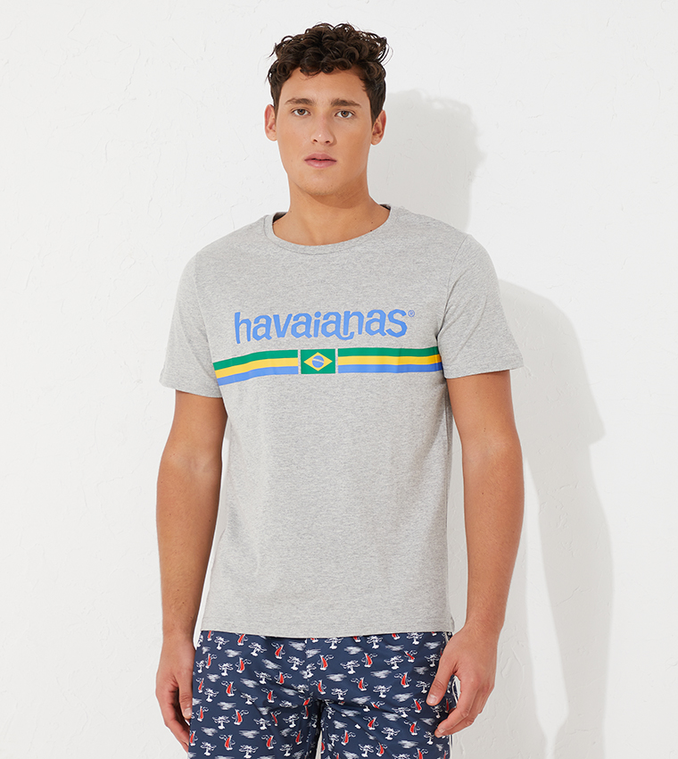 Brasil Logo Printed T-Shirt